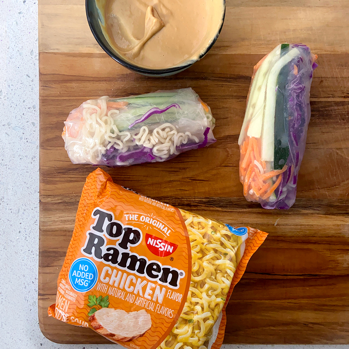 TOP RAMEN® SUMMER SALAD ROLLS